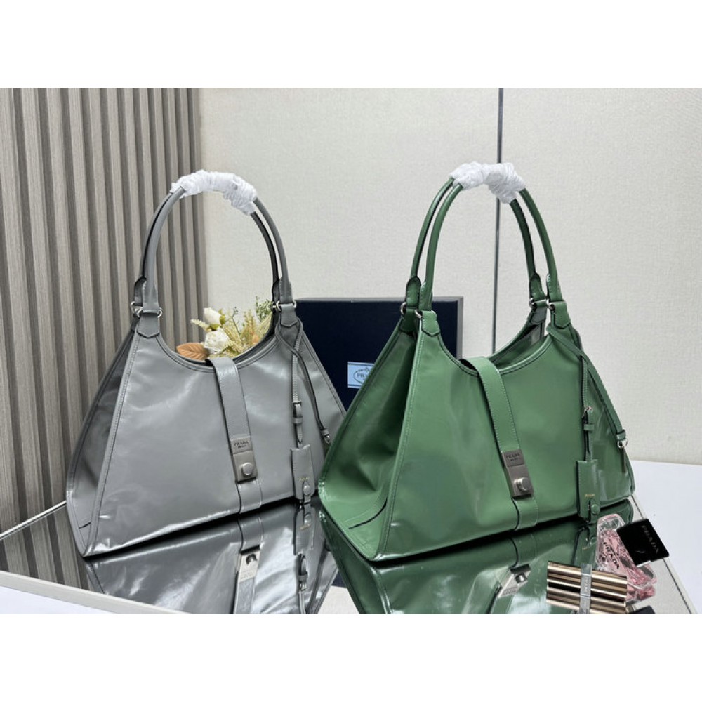 Prada Large leather tote bag 1BG563 42x28x20cm Bags