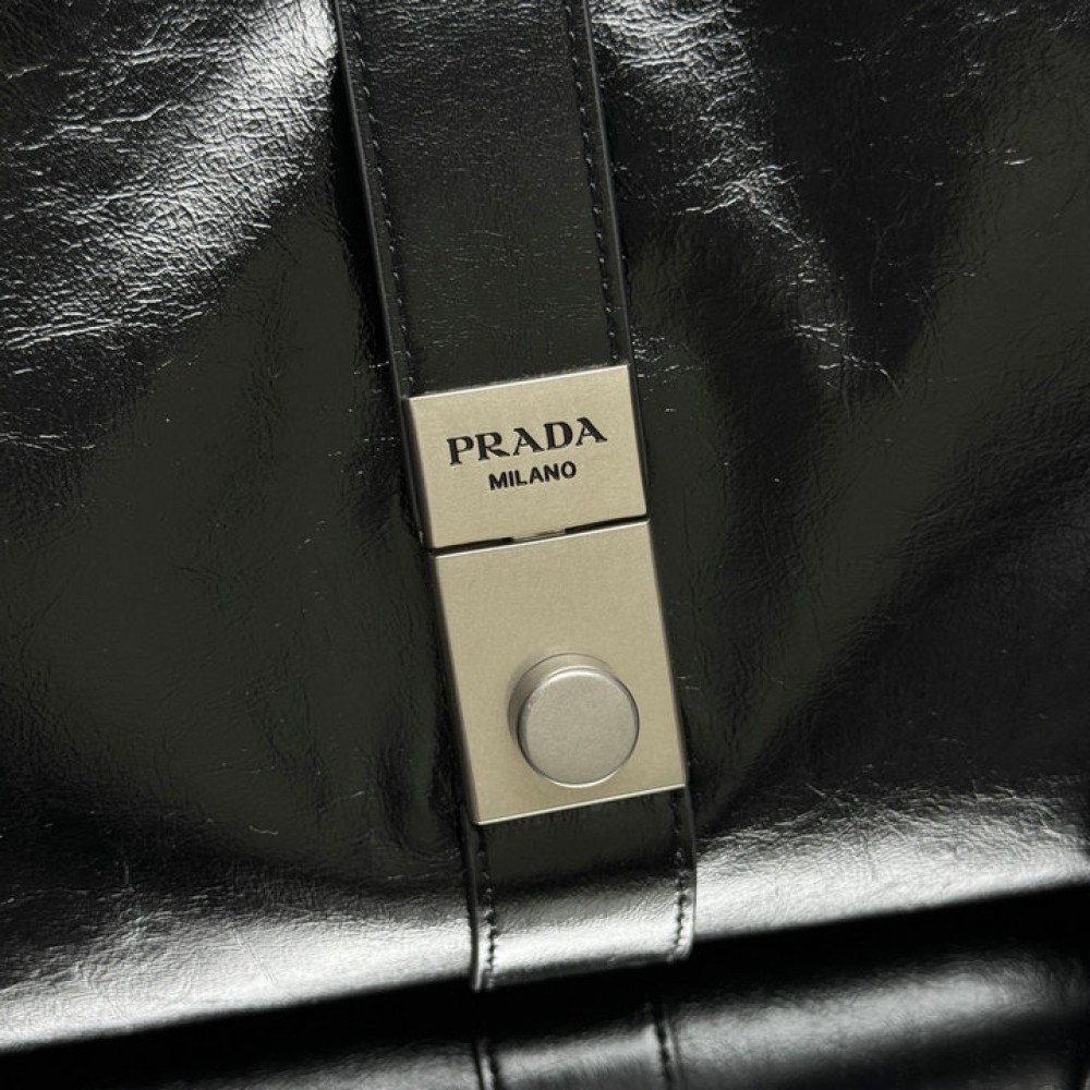 Prada Large leather tote bag 1BG563 42x28x20cm Bags