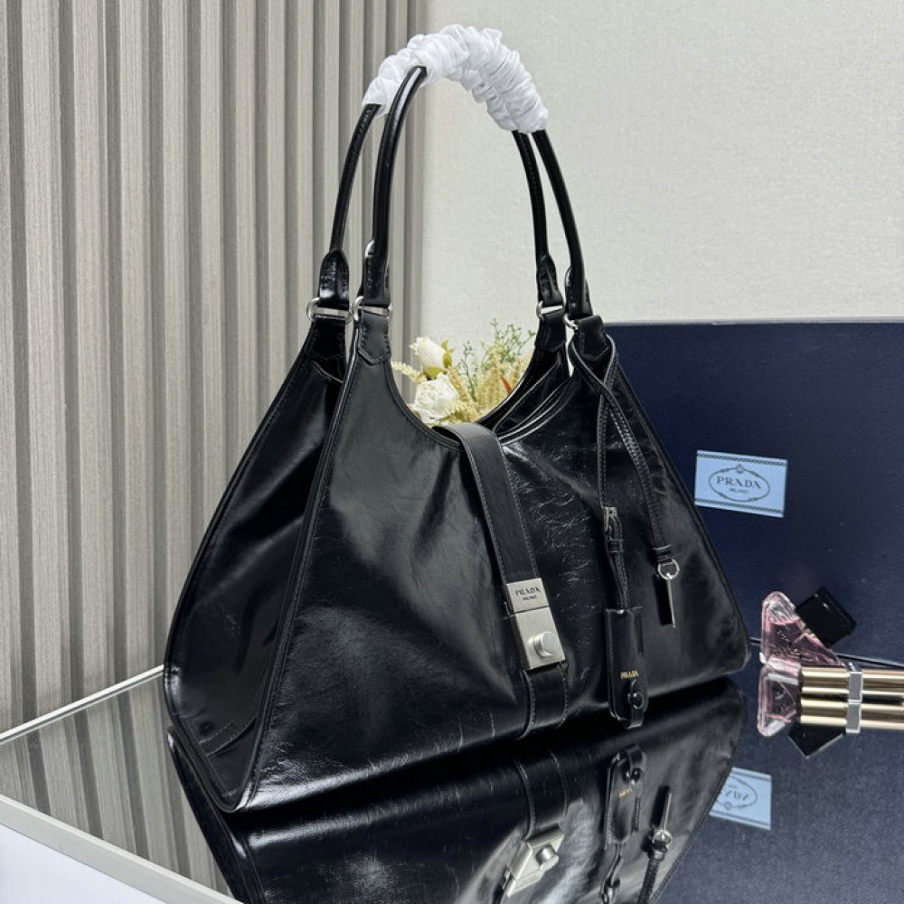 Prada Large leather tote bag 1BG563 42x28x20cm Bags
