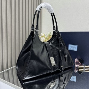 Prada Large leather tote bag 1BG563 42x28x20cm Bags