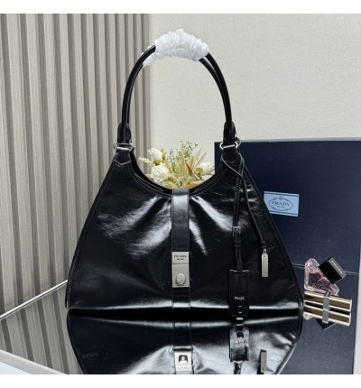 Prada Large leather tote bag 1BG563 42x28x20cm
