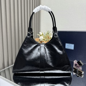 Prada Large leather tote bag 1BG563 42x28x20cm Bags