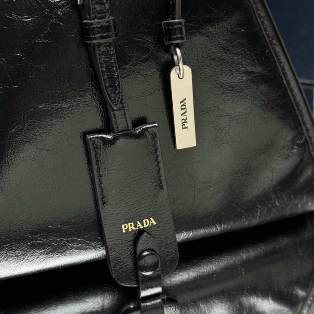 Prada Large leather tote bag 1BG563 42x28x20cm Bags