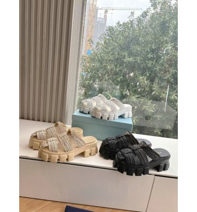 Prada raffia sandals 35-41