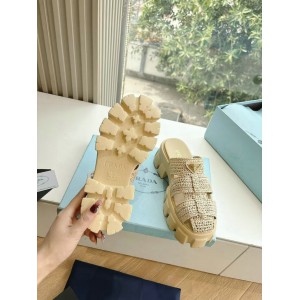 Prada raffia sandals 35-41 Shoes