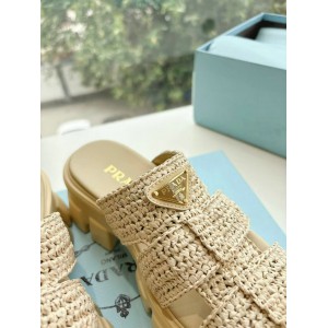 Prada raffia sandals 35-41 Shoes