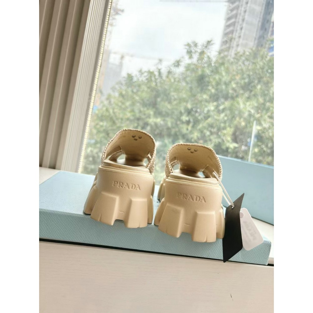 Prada raffia sandals 35-41 Shoes