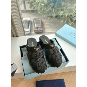Prada raffia sandals 35-41 Shoes