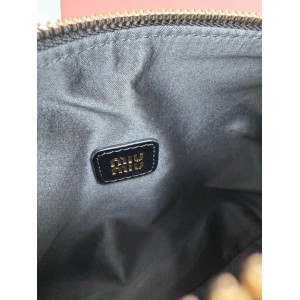 Miu Miu Naplak patent leather pouch 18.5x14x10cm Bags