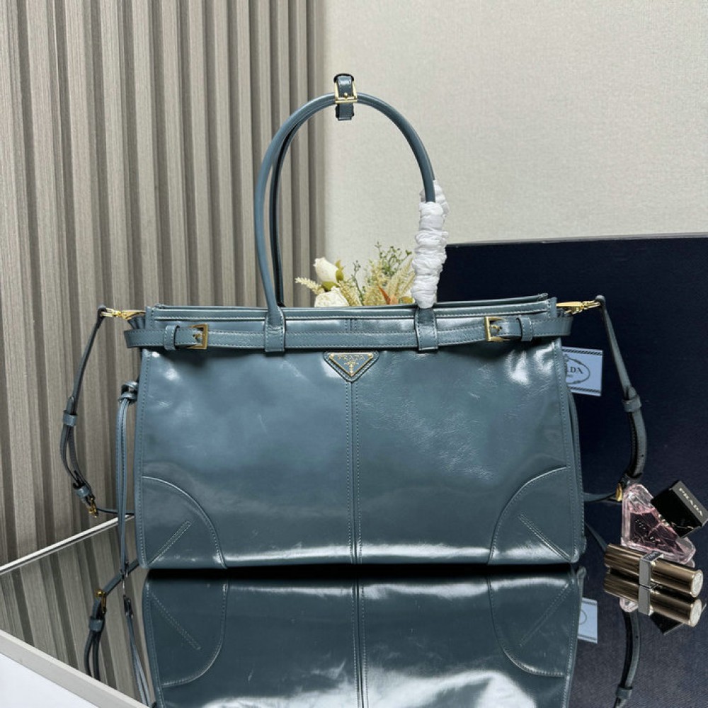 Prada Bonnie large leather handbag 38x24x12cm Bags