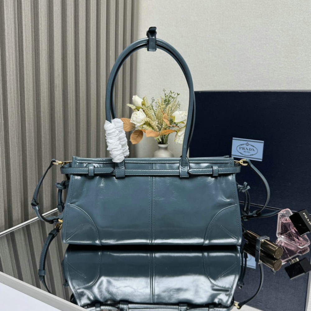 Prada Bonnie medium leather handbag 32x15.5x12cm Bags