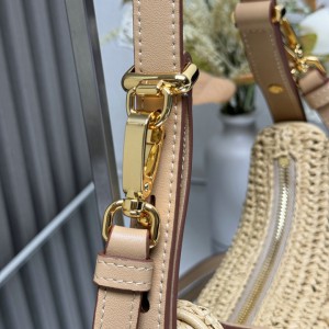 Prada Arqué crochet shoulder bag 22.5x18.5x6cm Bags