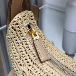 Prada Arqué crochet shoulder bag 22.5x18.5x6cm Bags