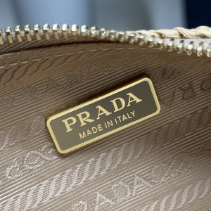 Prada Arqué crochet shoulder bag 22.5x18.5x6cm Bags