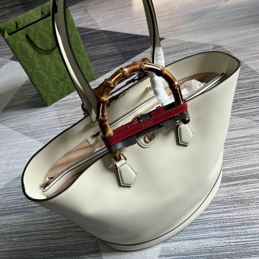 Gucci Diana large tote leather bag 746270 