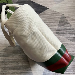 Gucci tote bag with embossed detail in canvas 