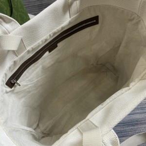 Gucci tote bag with embossed detail in canvas 