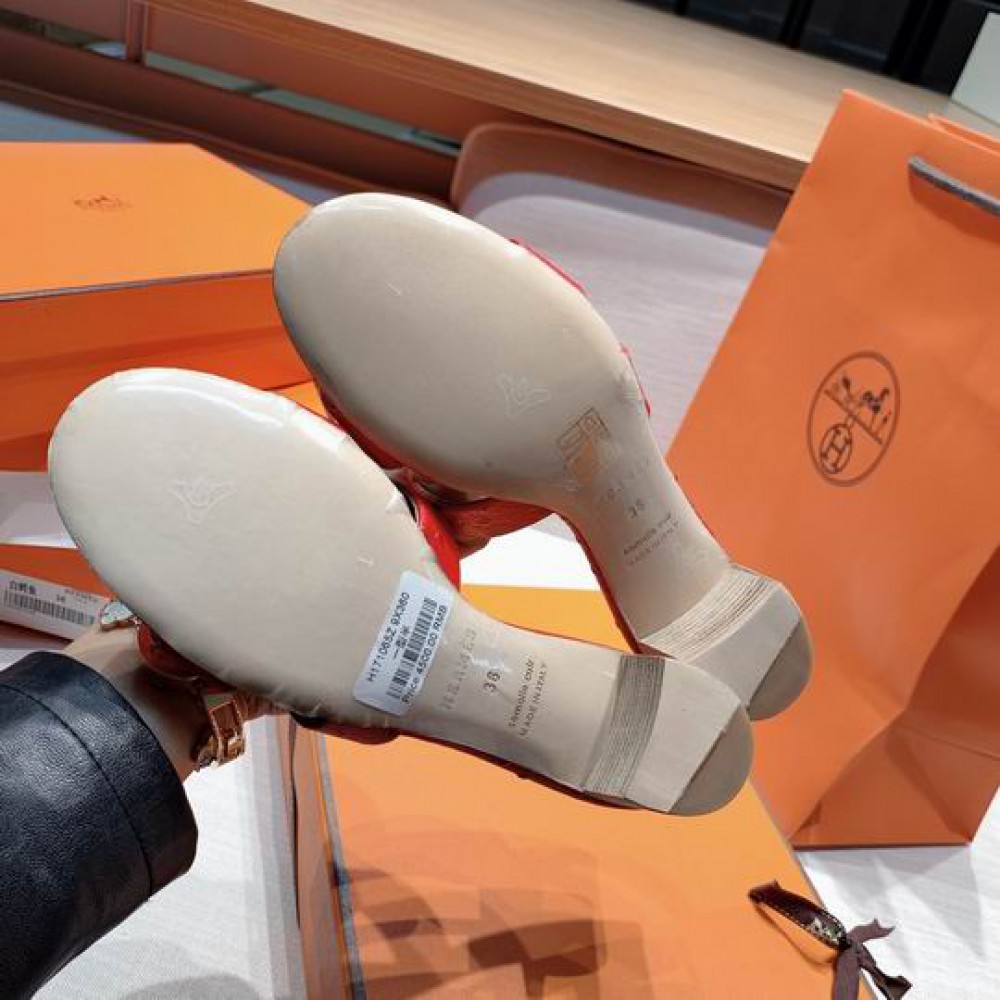 Hermes Oasis sandal leather 35-42 Shoes