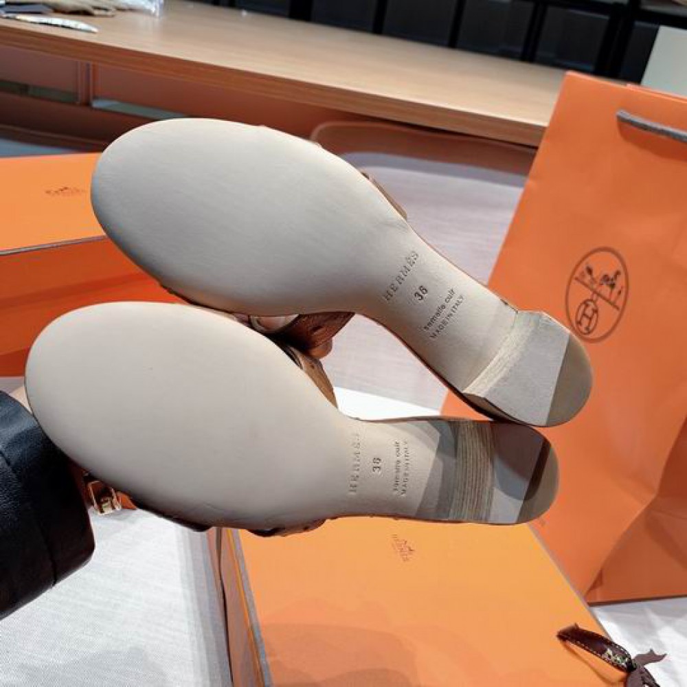 Hermes Oasis sandal leather 35-42 Shoes