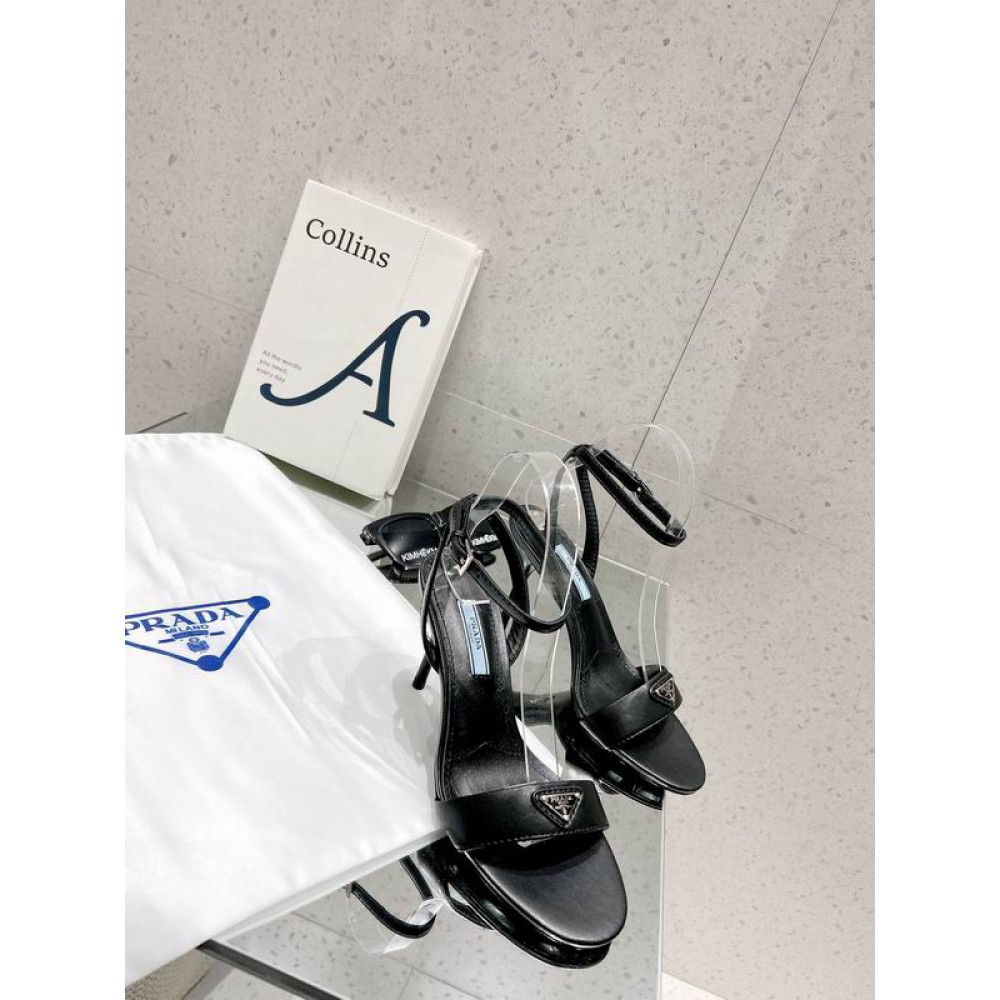 Prada high heels brushed leather 8.5cm 35-41 Shoes