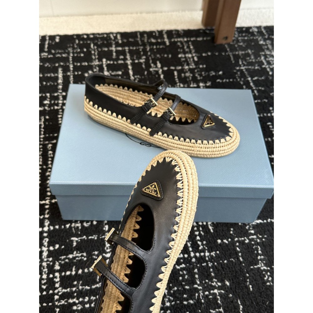 Prada raffia ballerines 35-41 Shoes