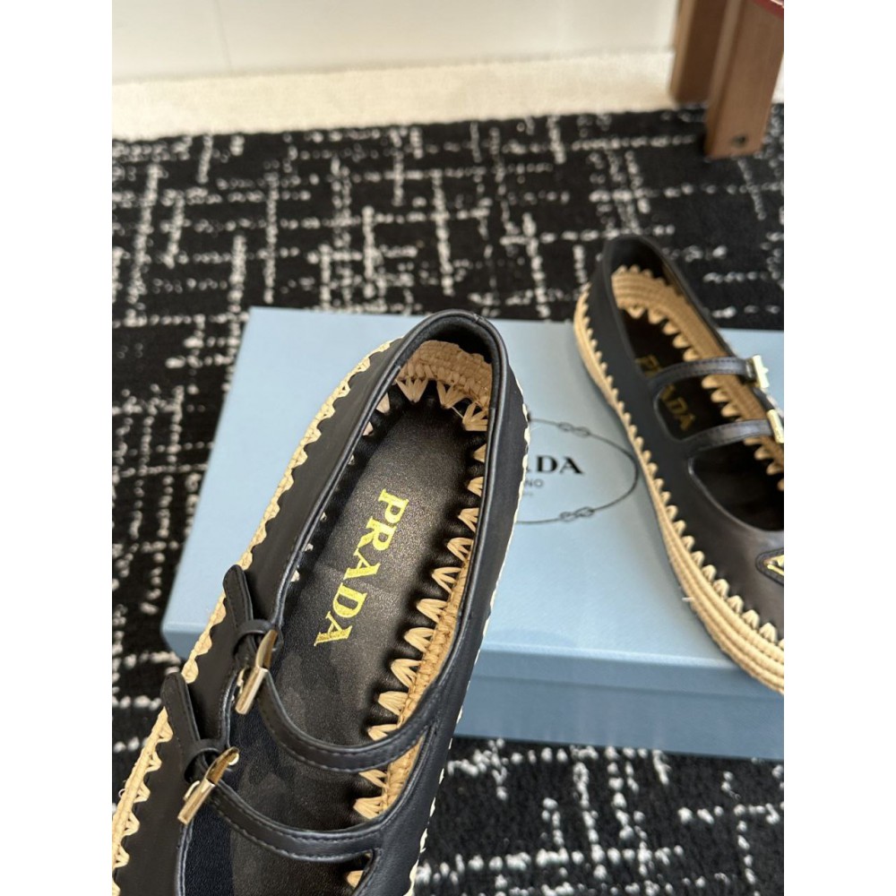 Prada raffia ballerines 35-41 Shoes