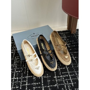 Prada raffia ballerines 35-41 Shoes