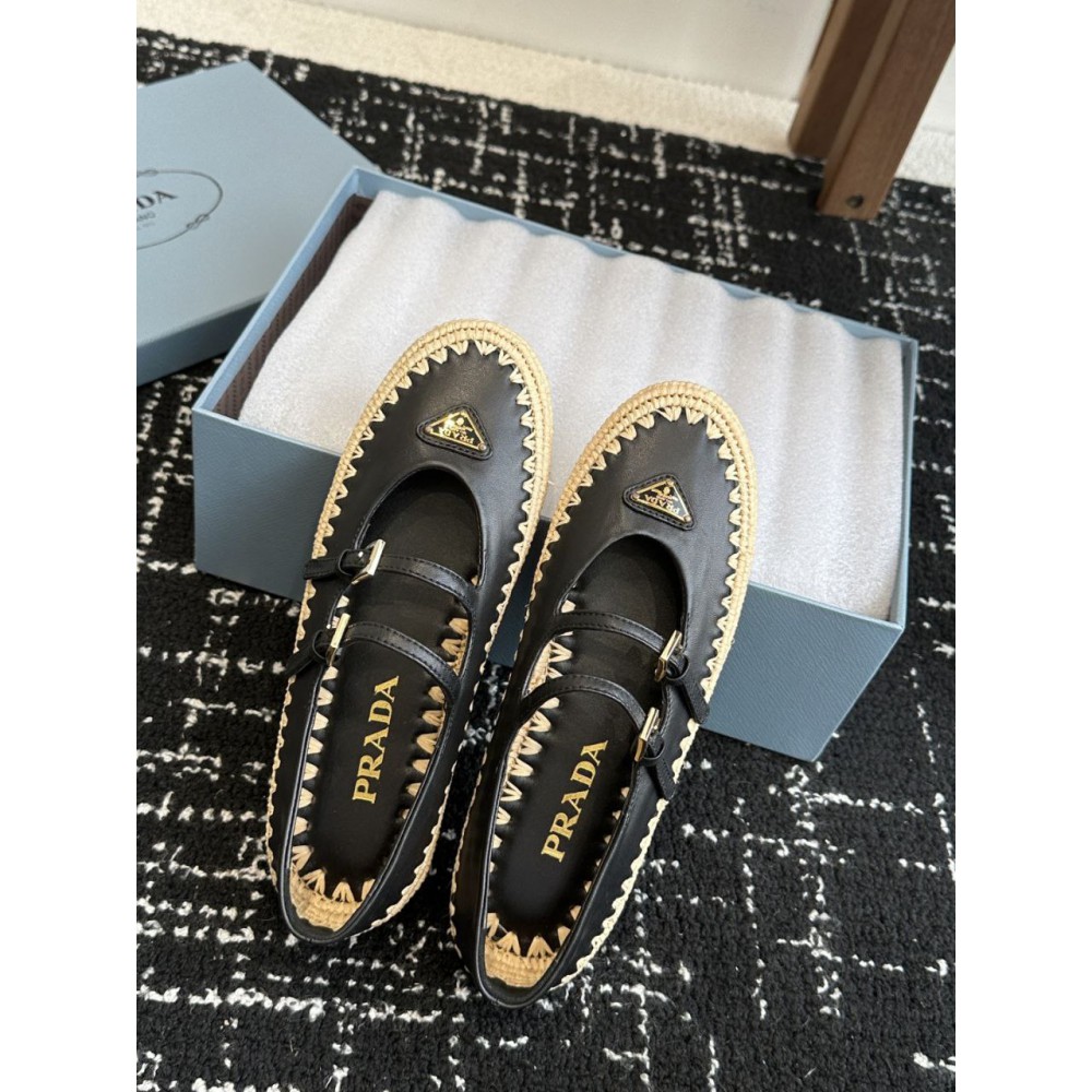 Prada raffia ballerines 35-41 Shoes