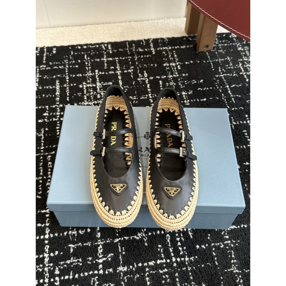Prada raffia ballerines 35-41 Shoes