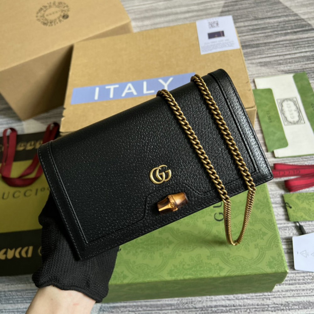 Gucci Diana Wallet on chain 696817 19x11x5cm Bags