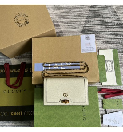 Gucci Diana Wallet on chain 696817 19x11x5cm