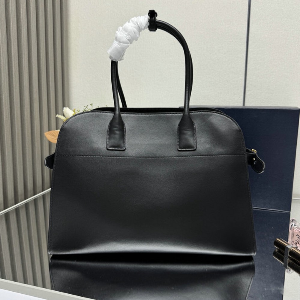Prada Large leather tote bag with buckles 40x20x29cm Bags
