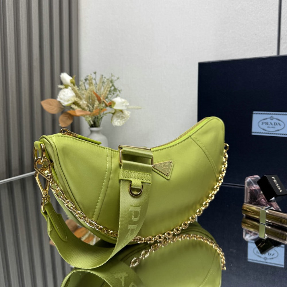 Prada Ivy Demi Lune re-nylon shoulder bag Bags