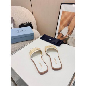 Prada raffia slippers 36-42 Shoes