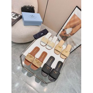 Prada raffia slippers 36-42 Shoes