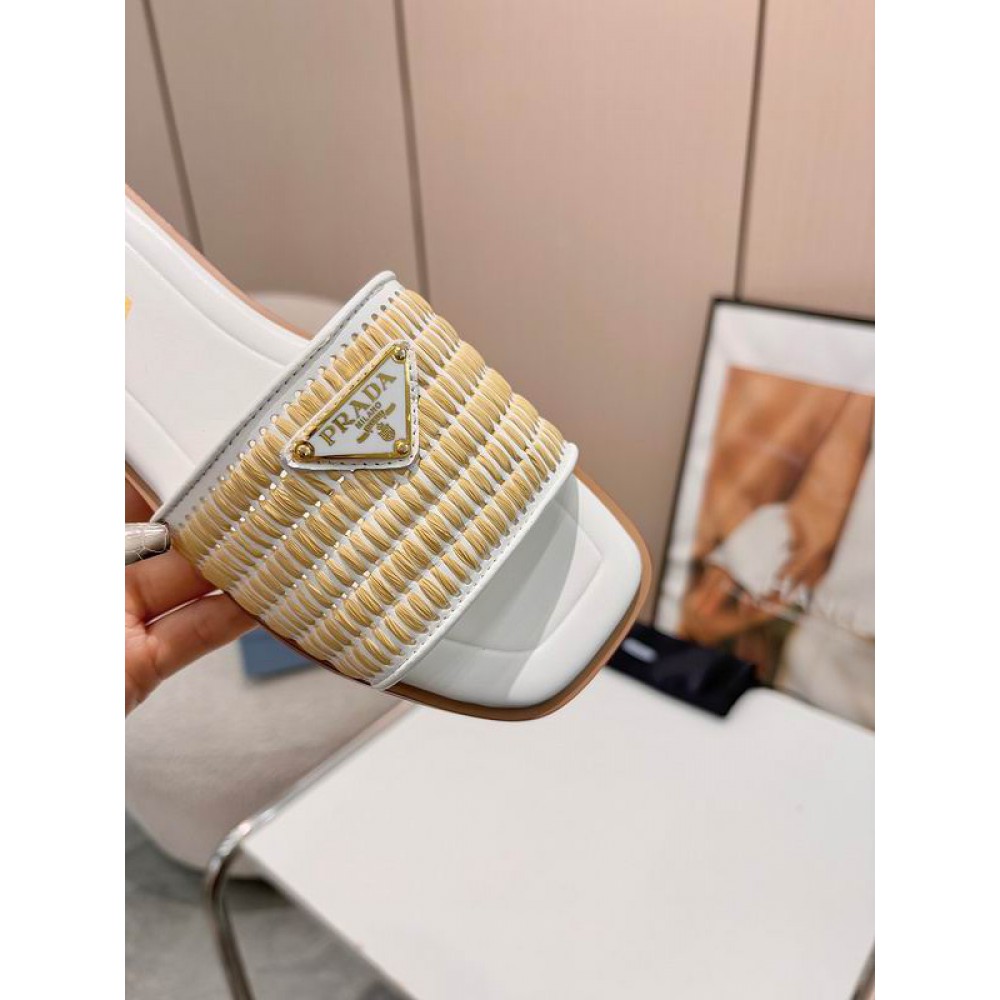 Prada raffia slippers 36-42 Shoes