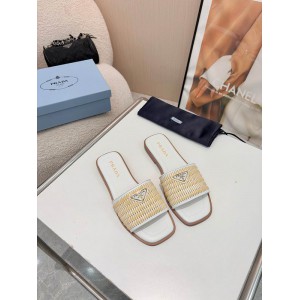 Prada raffia slippers 36-42 Shoes