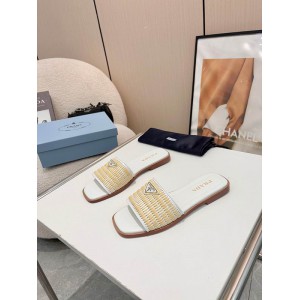 Prada raffia slippers 36-42 Shoes