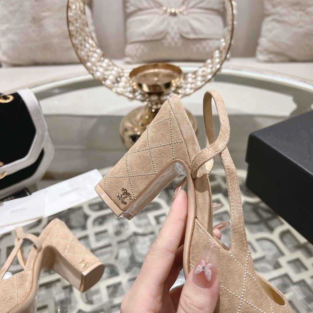Chanel slingback pumps 35-42 9.5cm Shoes