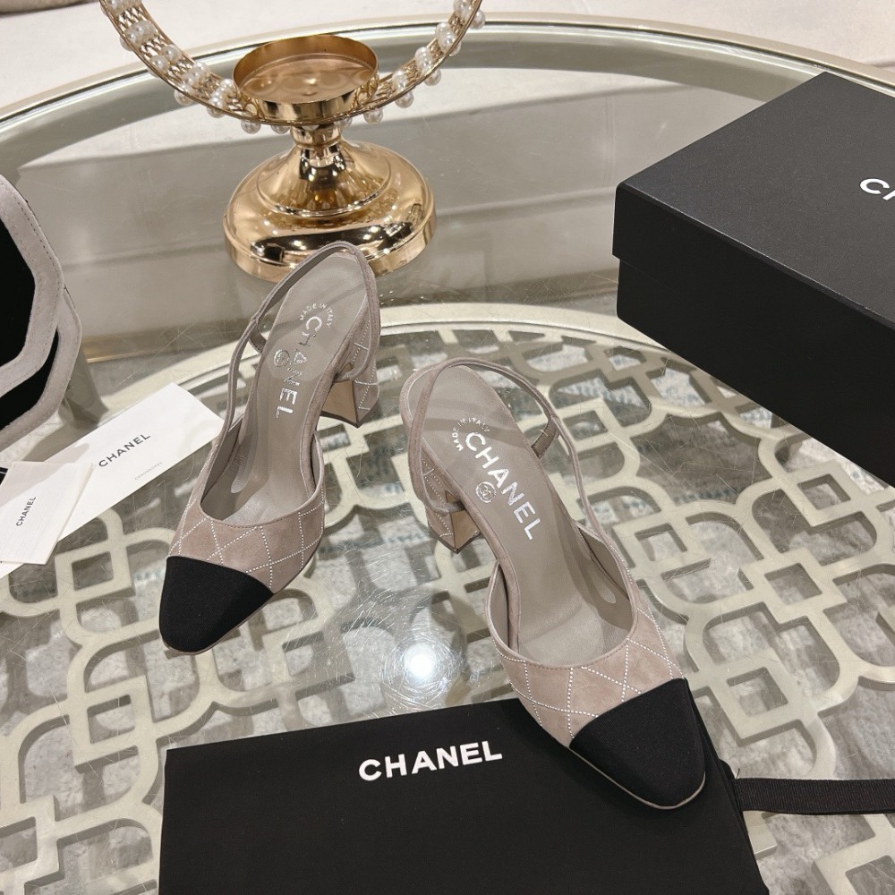 Chanel slingback pumps 35-42 9.5cm Shoes