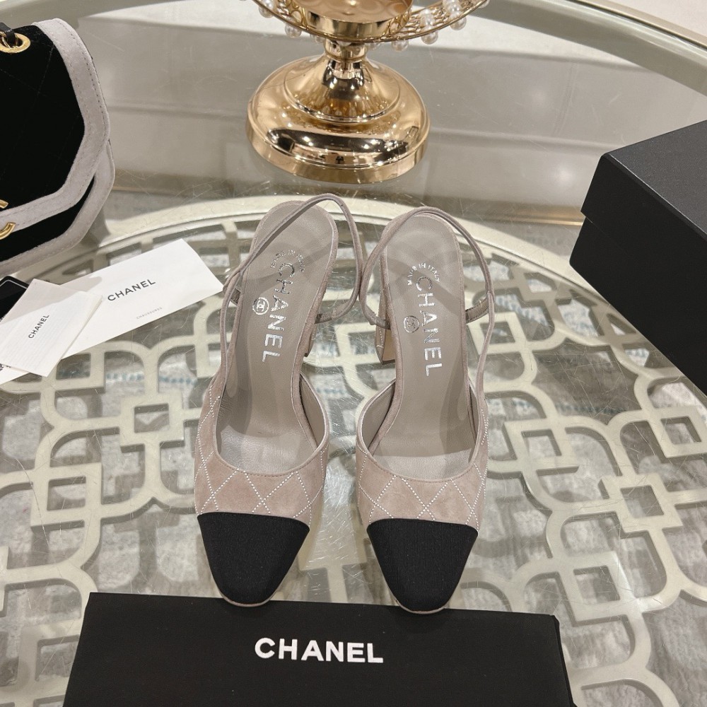 Chanel slingback pumps 35-42 9.5cm Shoes