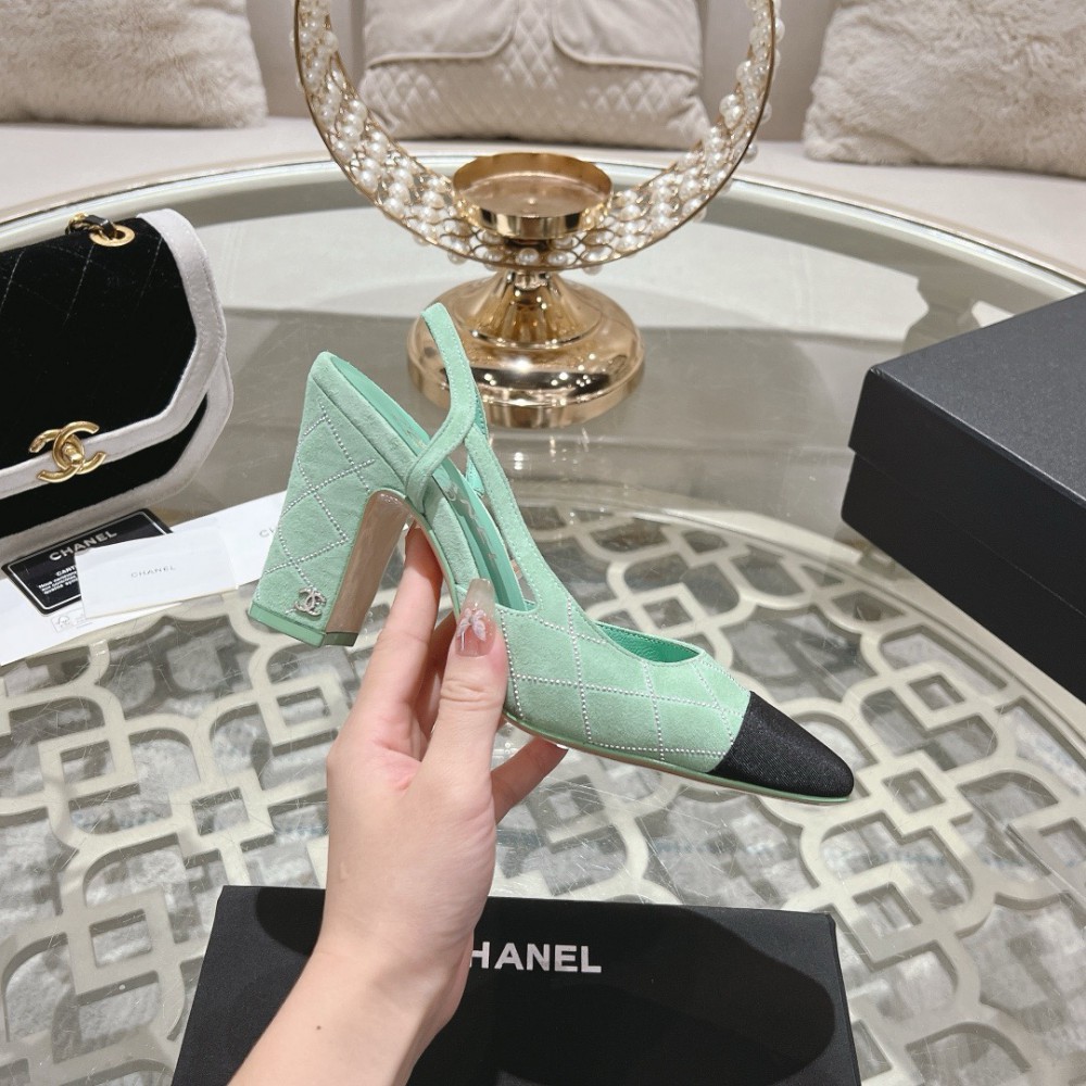 Chanel slingback pumps 35-42 9.5cm Shoes