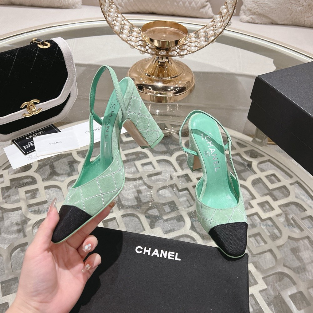 Chanel slingback pumps 35-42 9.5cm Shoes
