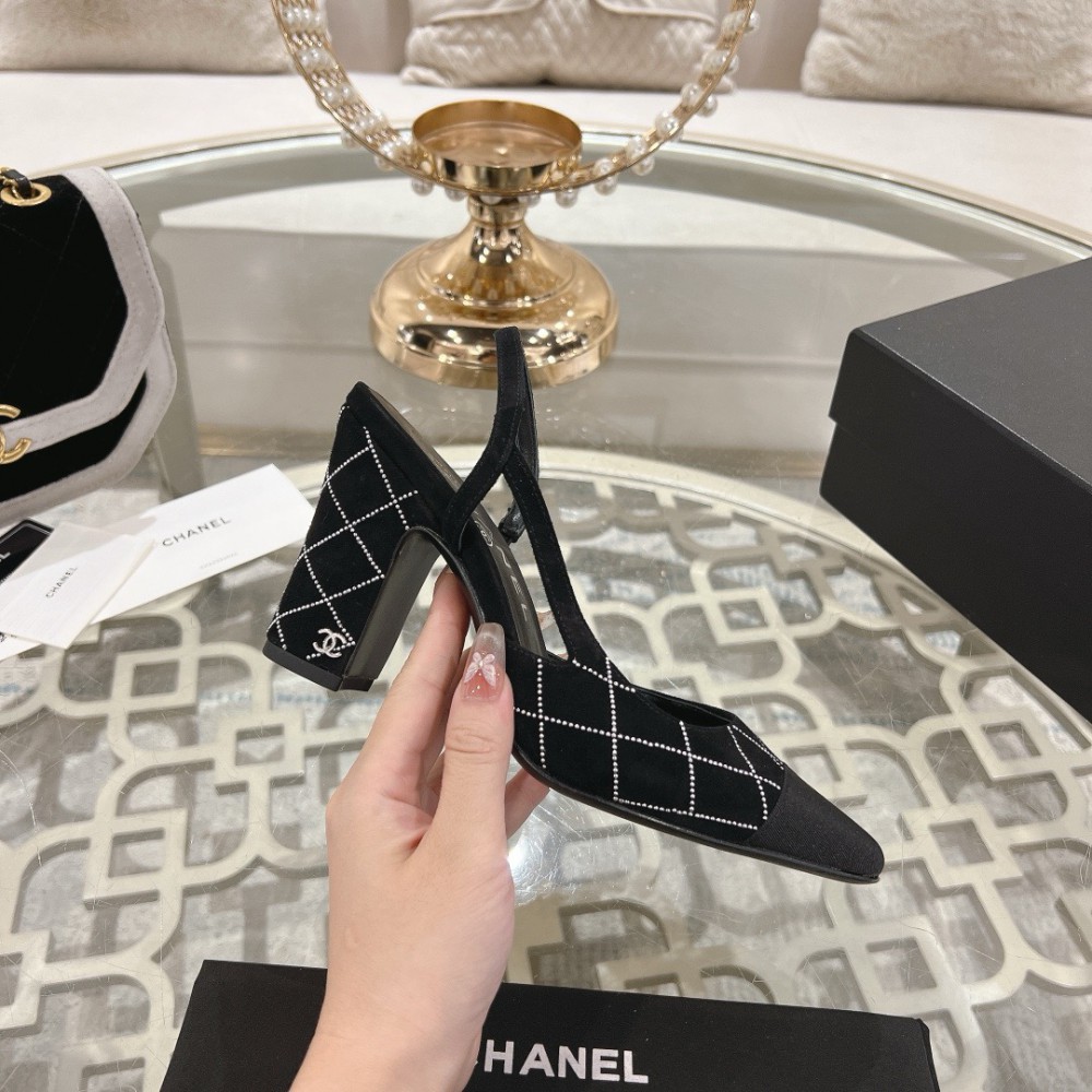 Chanel slingback pumps 35-42 9.5cm Shoes