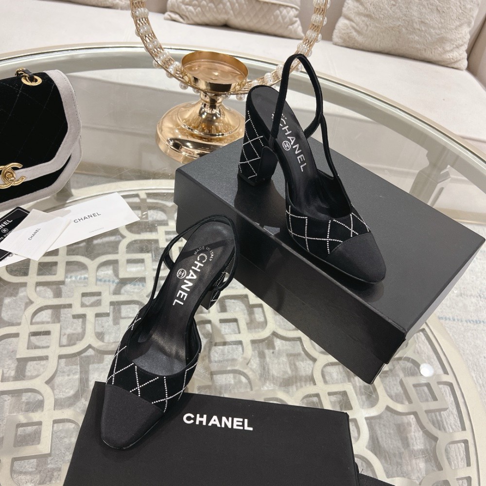 Chanel slingback pumps 35-42 9.5cm Shoes