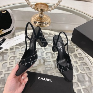 Chanel slingback pumps 35-42 9.5cm Shoes