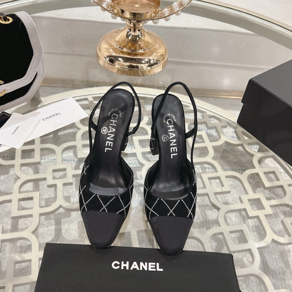 Chanel slingback pumps 35-42 9.5cm Shoes