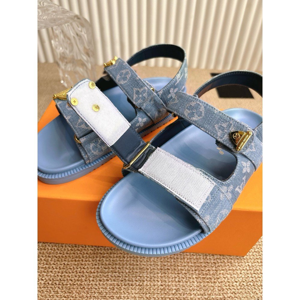 Lv sandals leather 35-44 Shoes