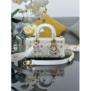 Dior Small Lady D-Joy Bag 22 x 12 x 6 cm Bags