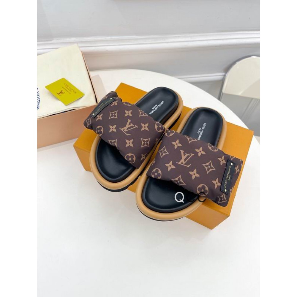 Lv slippers pool pillow 2025 35-42 Shoes